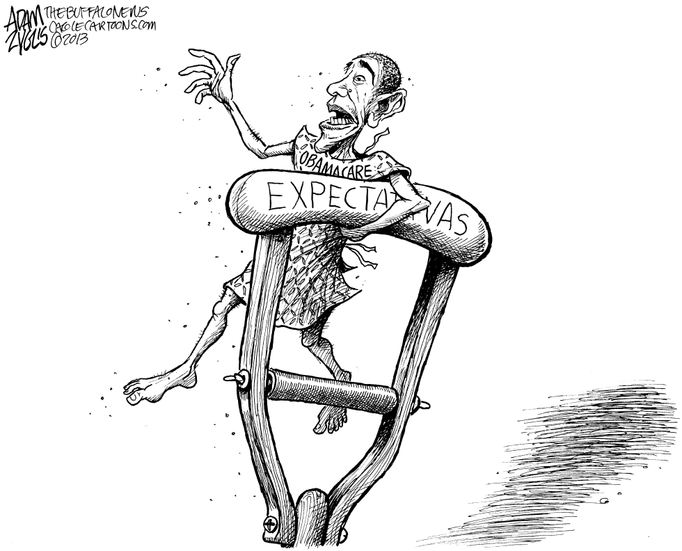  EXPECTATIVAS SOBRE OBAMACARE by Adam Zyglis