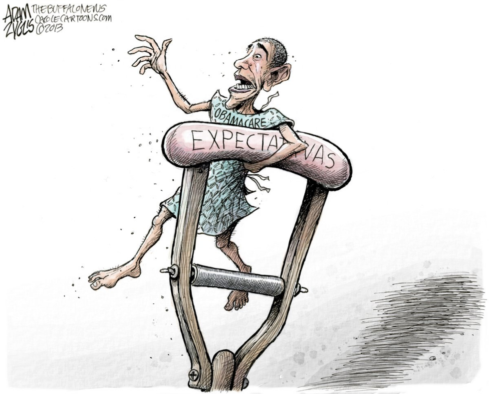  EXPECTATIVAS SOBRE OBAMACARE  by Adam Zyglis