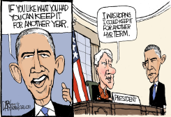 CLINTON AND OBAMA by Jeff Darcy
