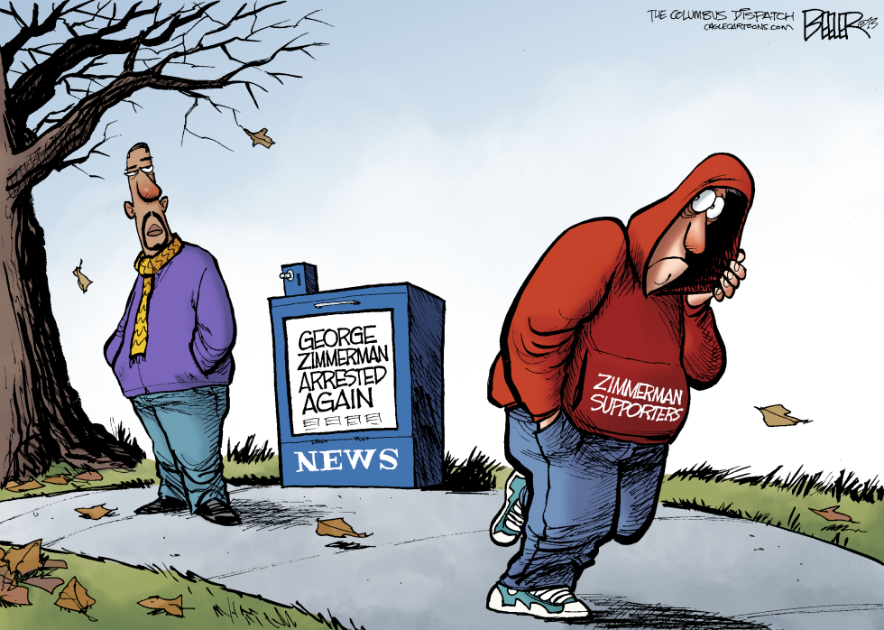  GEORGE ZIMMERMAN by Nate Beeler