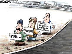WALMART WOES  by Steve Sack