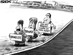 WALMART WOES by Steve Sack