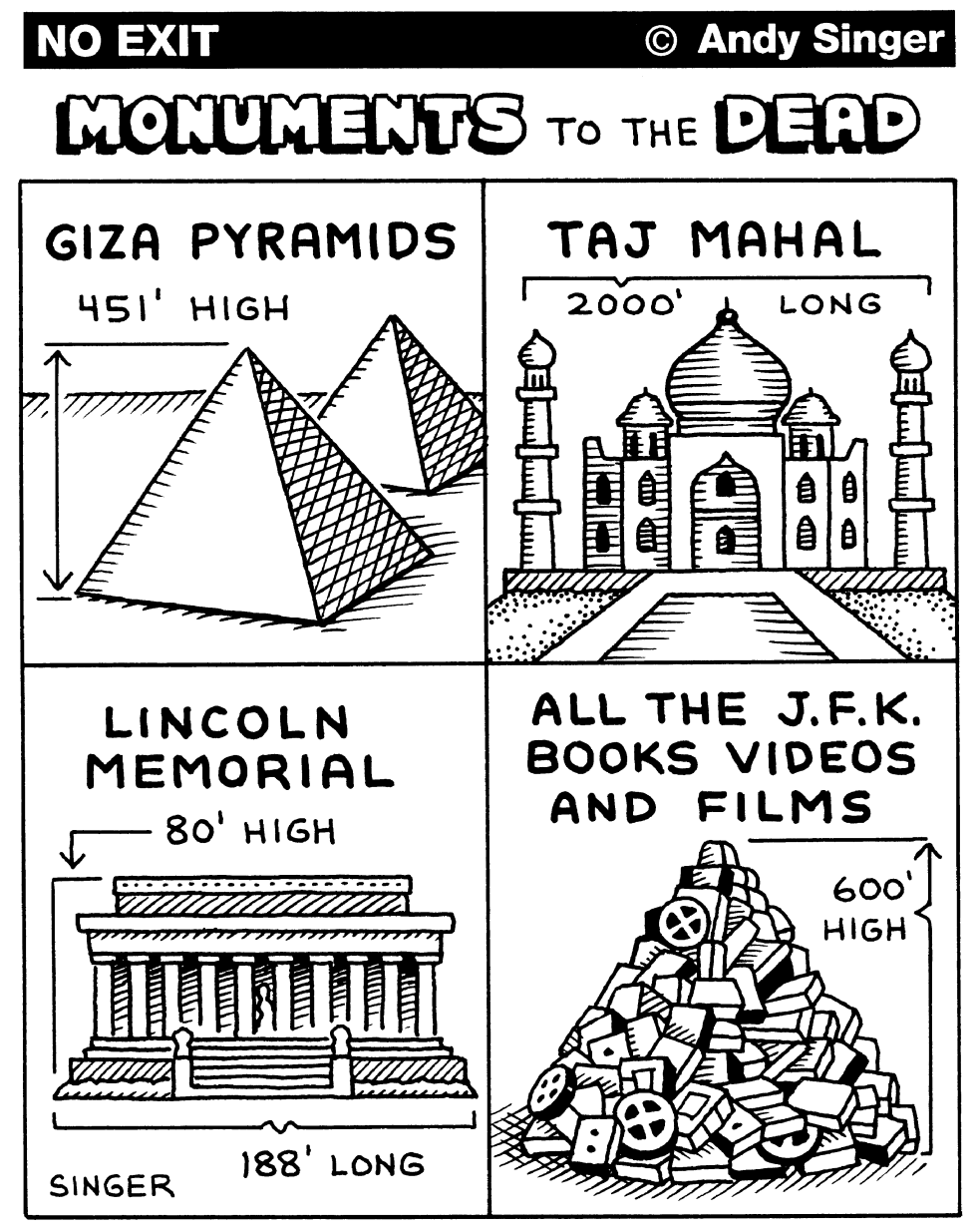 MONUMENTS TO THE DEAD by Andy Singer