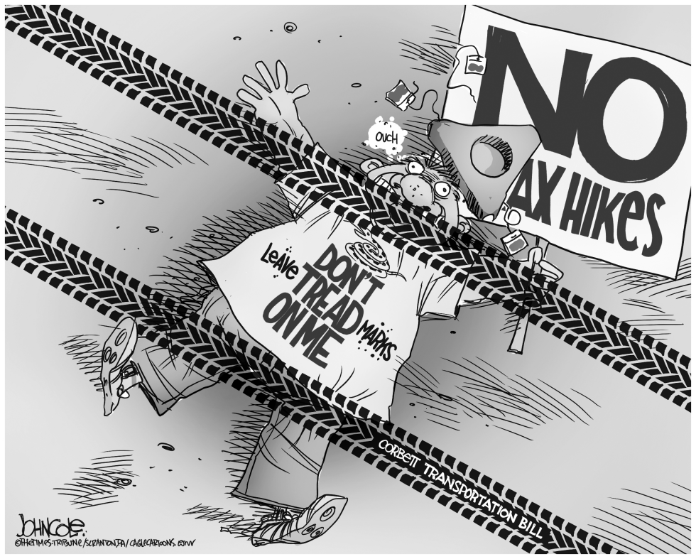 LOCAL PA -- Corbett transportation bill BW