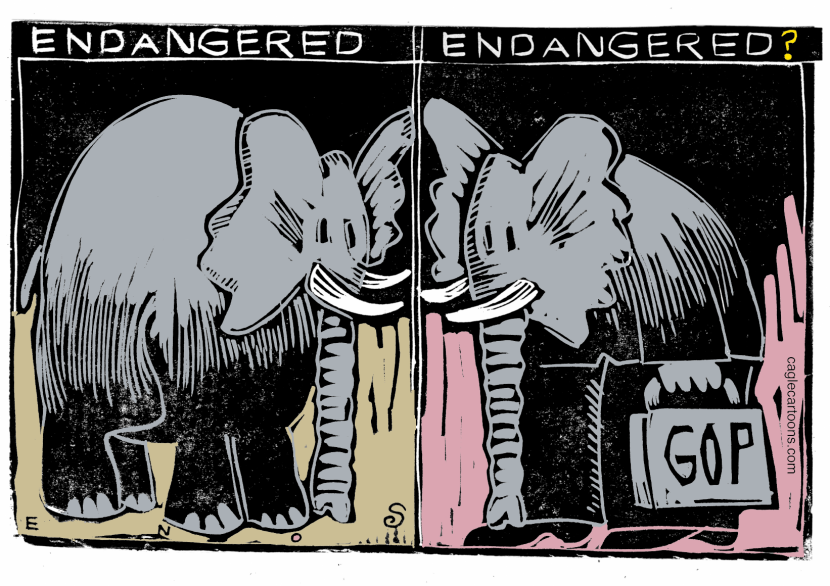Endangered Elephants COLOR