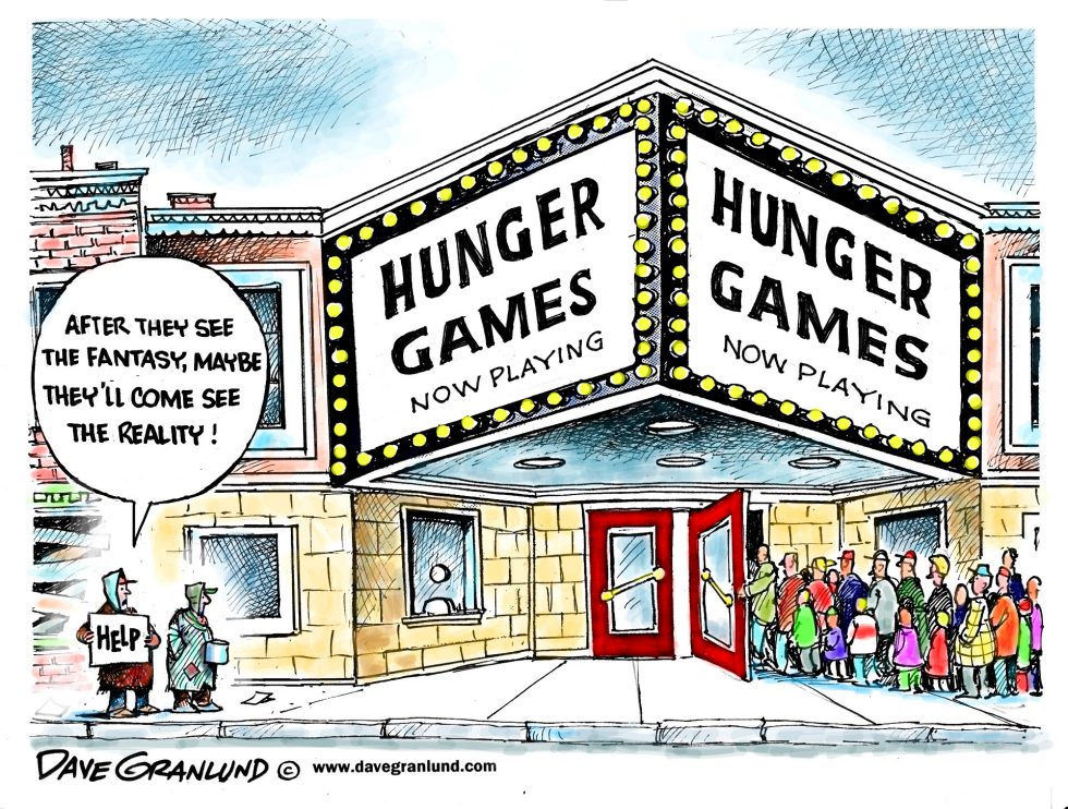  HUNGER GAMES by Dave Granlund