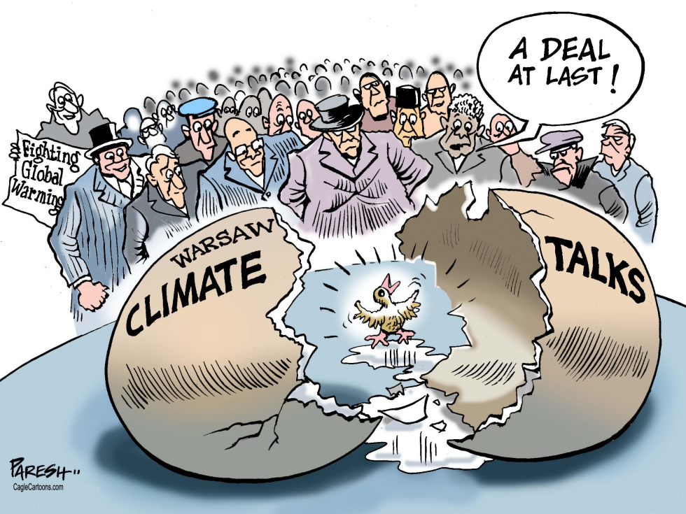 Warsaw climate talks COLOR