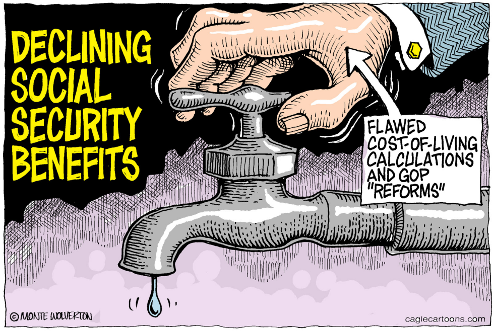 Declining Social Security Benefits COLOR