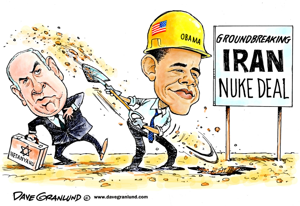  IRAN NUKE DEAL by Dave Granlund