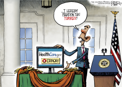 TURKEY PARDON  by Nate Beeler