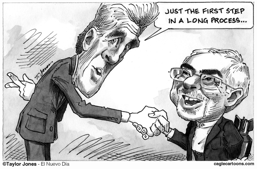 John Kerry and Javad Zarif