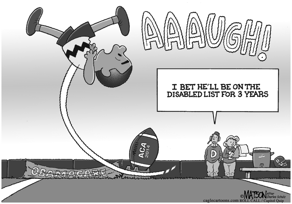 Obama Tries to Kick ACA Football