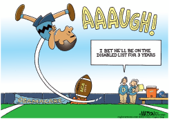 OBAMA TRIES TO KICK ACA FOOTBALL by R.J. Matson