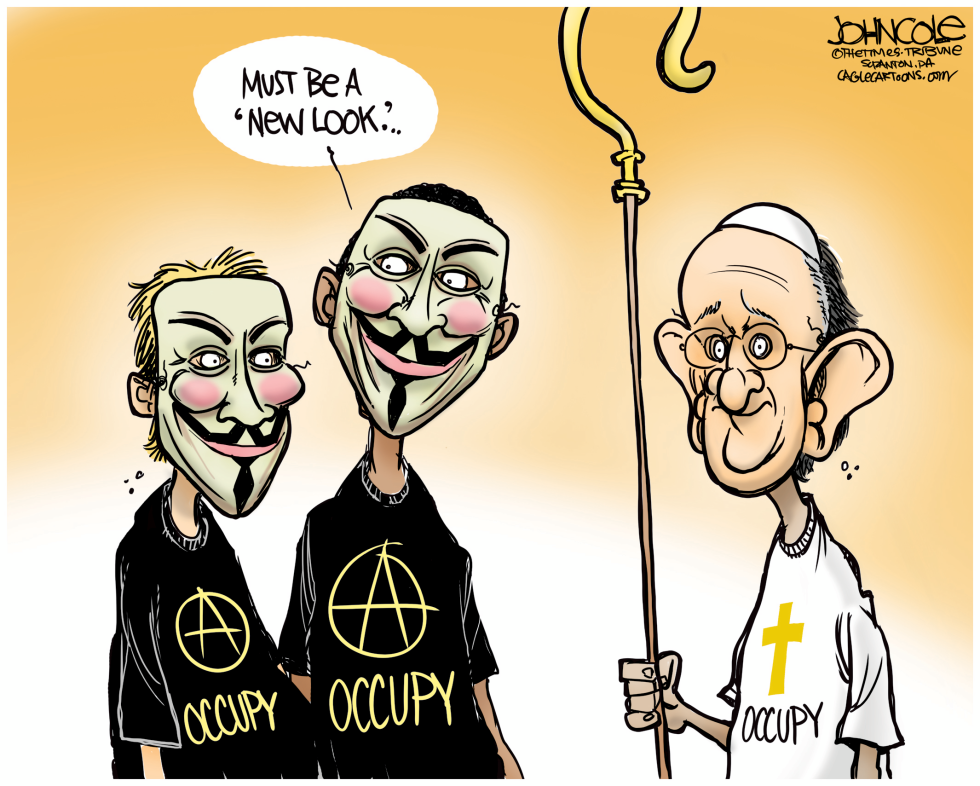 Pope Francis and Occupy COLOR