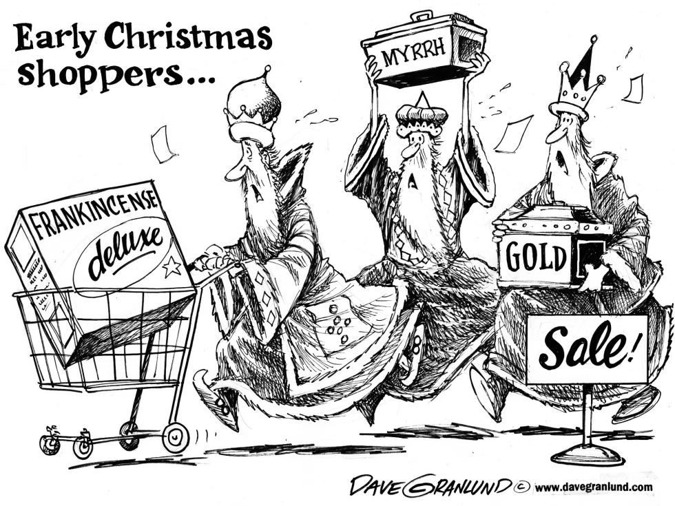 Early Christmas shoppers