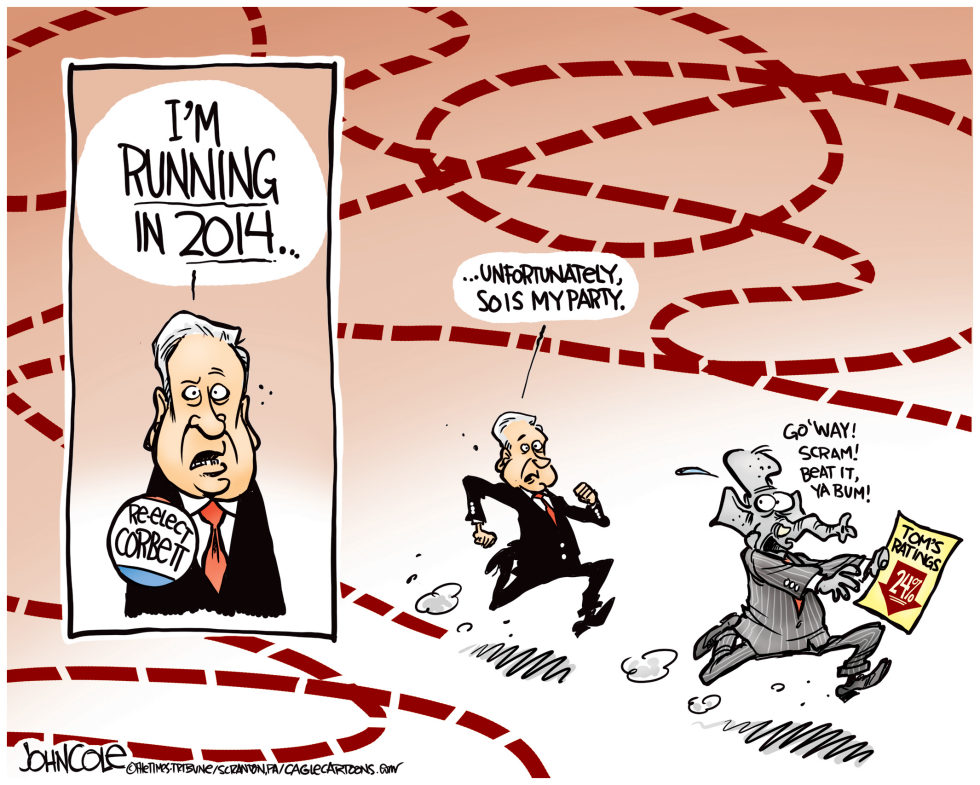 LOCAL PA -- Tom Corbett and the GOP COLOR