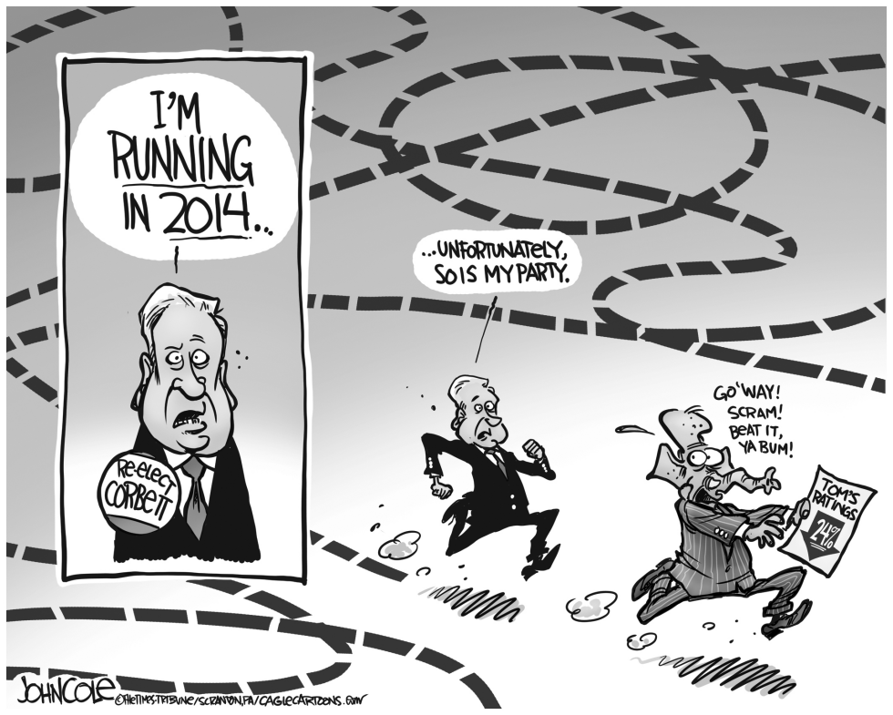 LOCAL PA -- Tom Corbett and the GOP BW