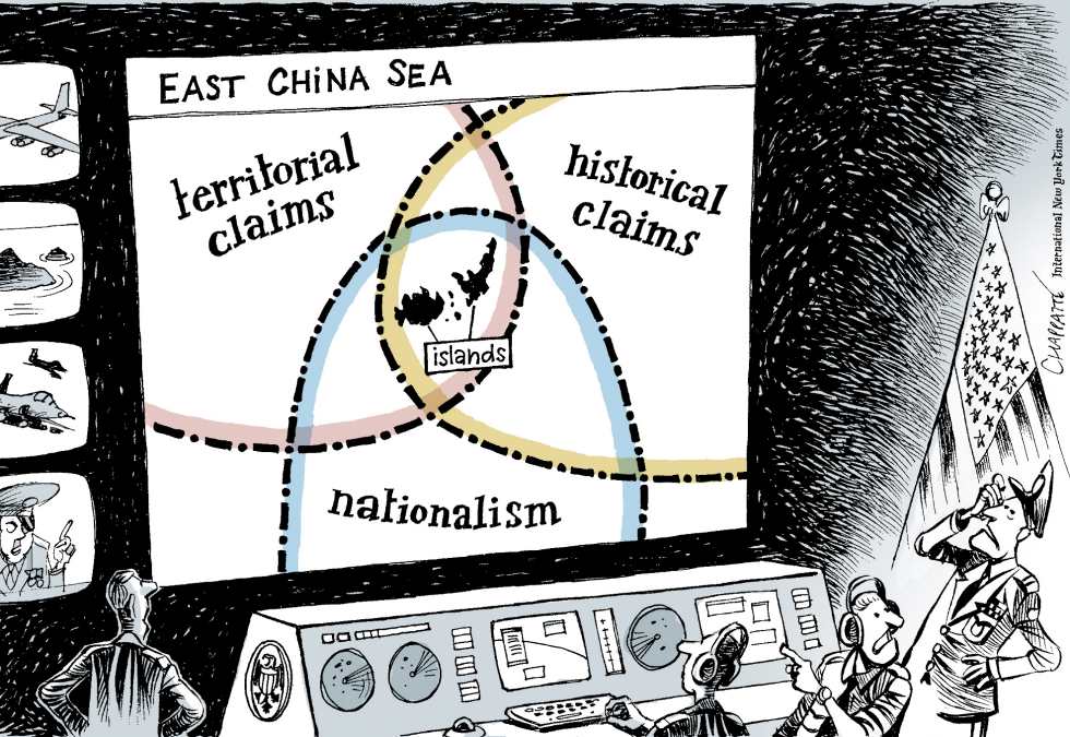  EAST CHINA SEA TENSIONS by Patrick Chappatte