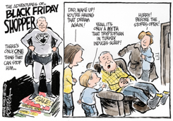 BLACK FRIDAY SHOPPER by Jeff Koterba