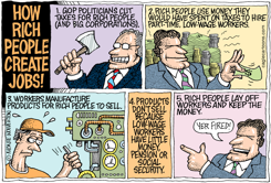 HOW RICH PEOPLE CREATE JOBS  by Monte Wolverton