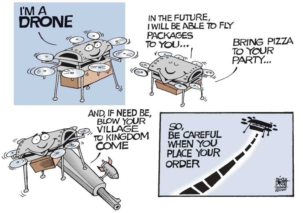 THE FUTURE OF DRONES, COLOR