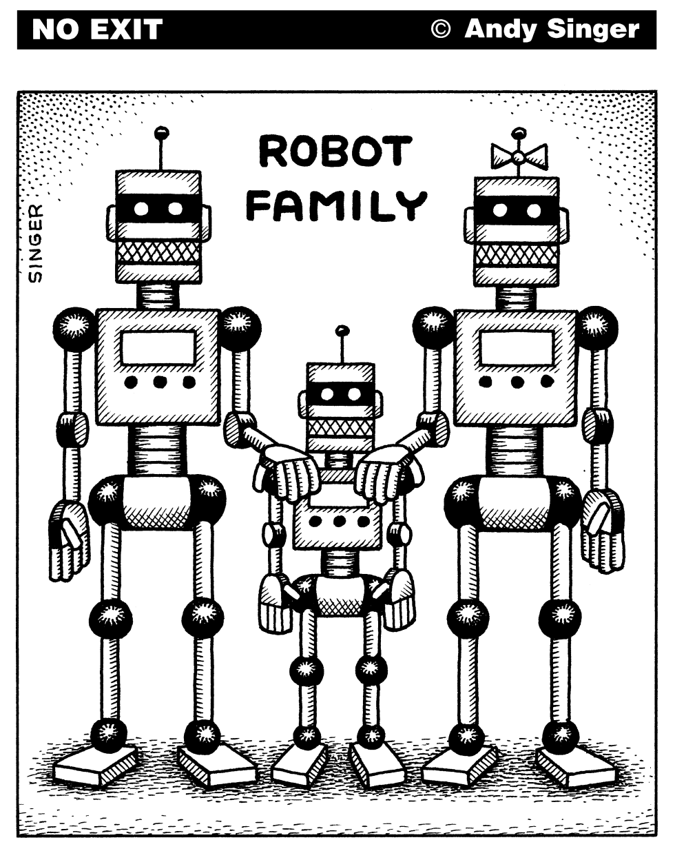 Robot Family Photo