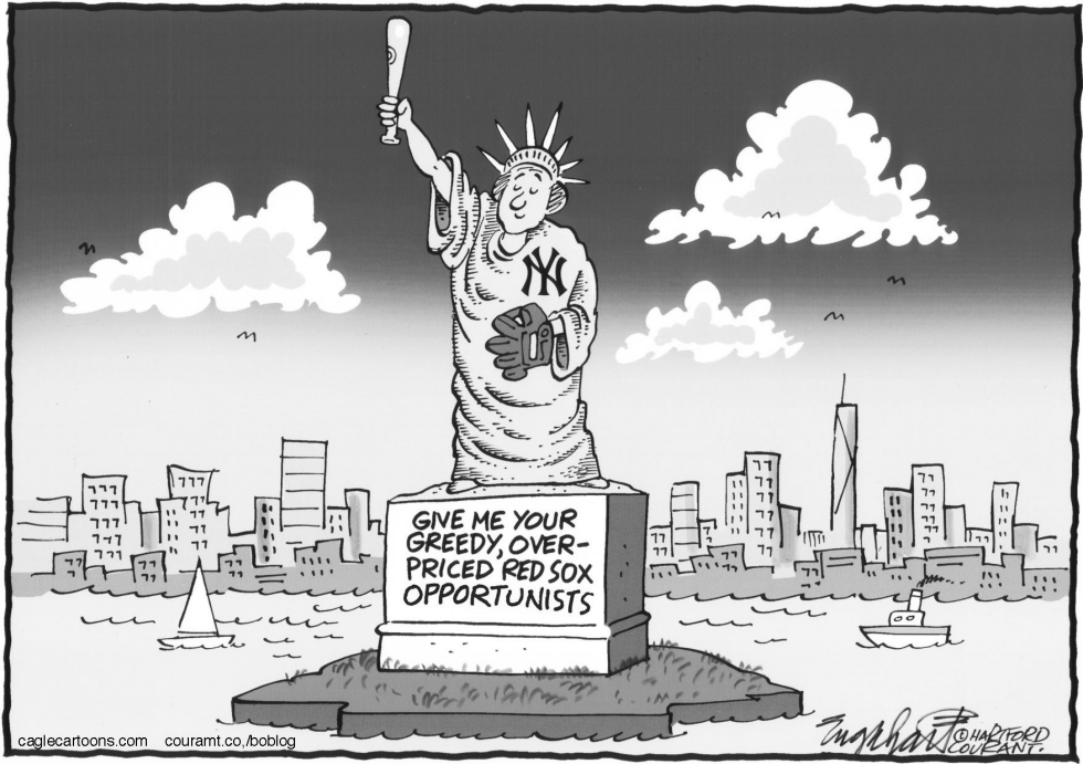  ELLSBURY TO YANKEES by Bob Englehart