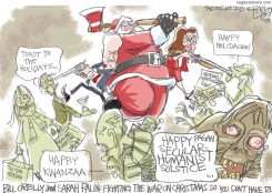WALKING DEAD CHRISTMAS SPECIAL  by Pat Bagley