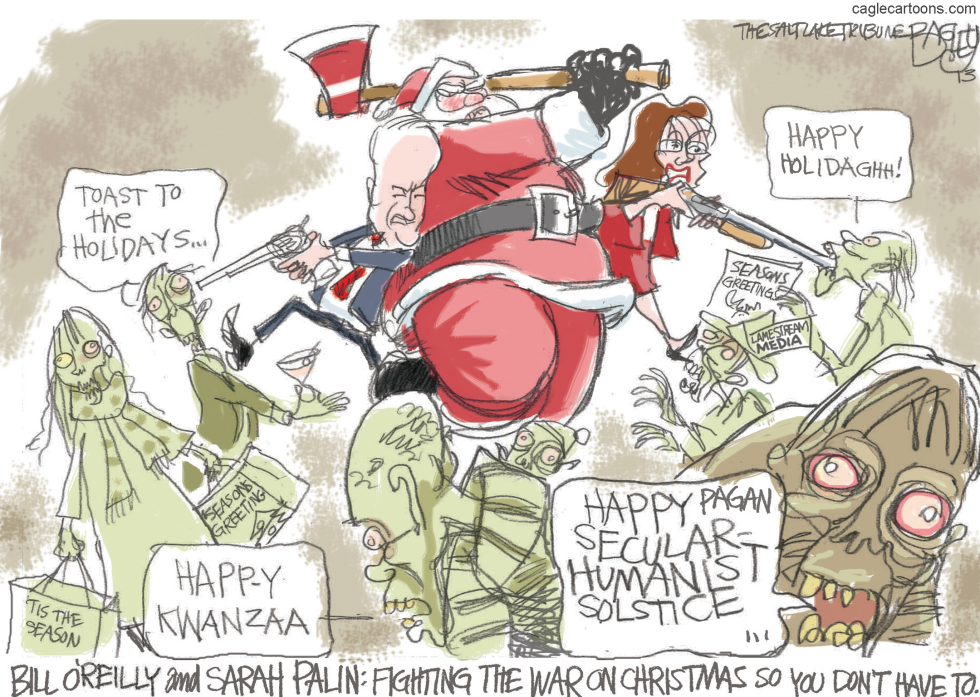  WALKING DEAD CHRISTMAS SPECIAL by Pat Bagley