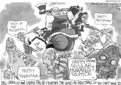 WALKING DEAD CHRISTMAS SPECIAL by Pat Bagley