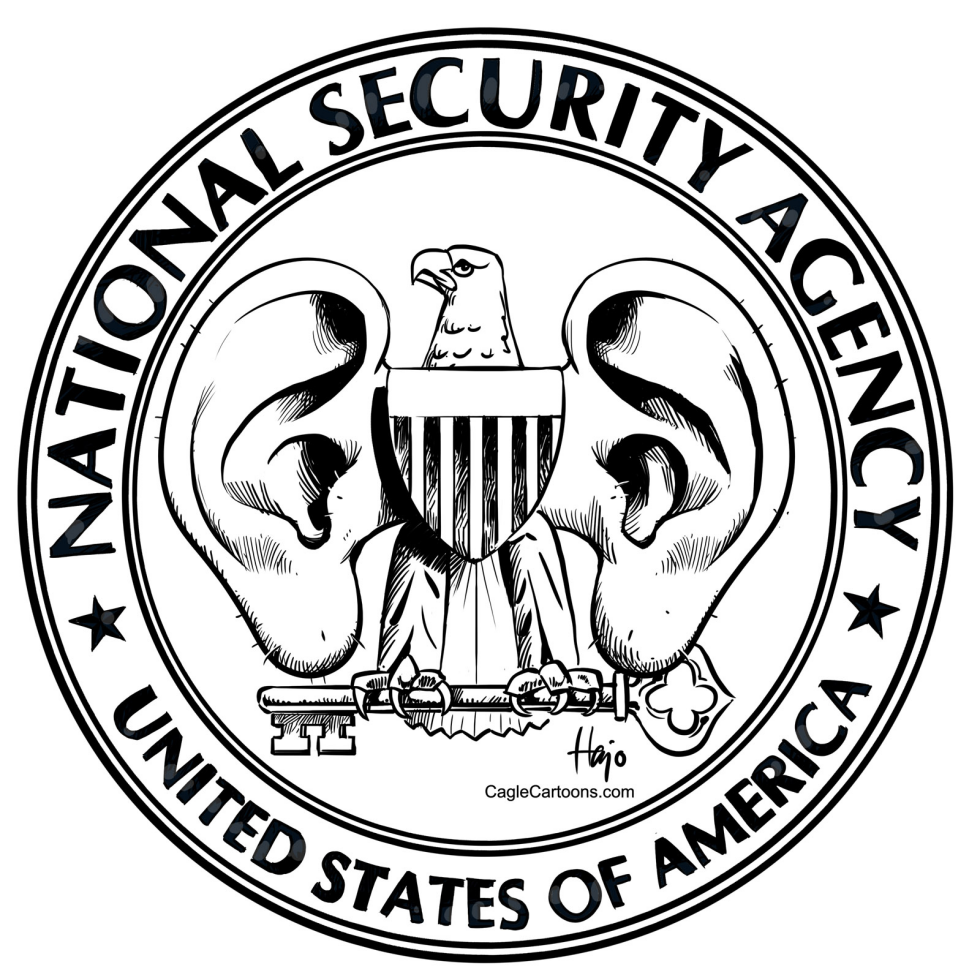 NSA logo bl-w