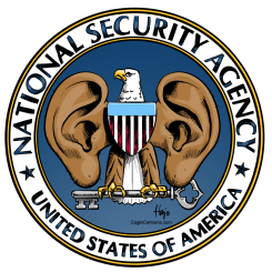 NSA LOGO  by Hajo de Reijger