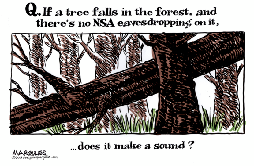 NSA eavesdropping color