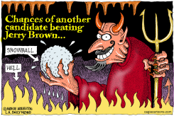 LOCAL-CA RUNNING AGAINST JERRY BROWN by Monte Wolverton