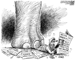 NELSON MANDELA OBIT by Adam Zyglis