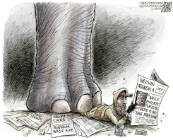 NELSON MANDELA OBIT  by Adam Zyglis