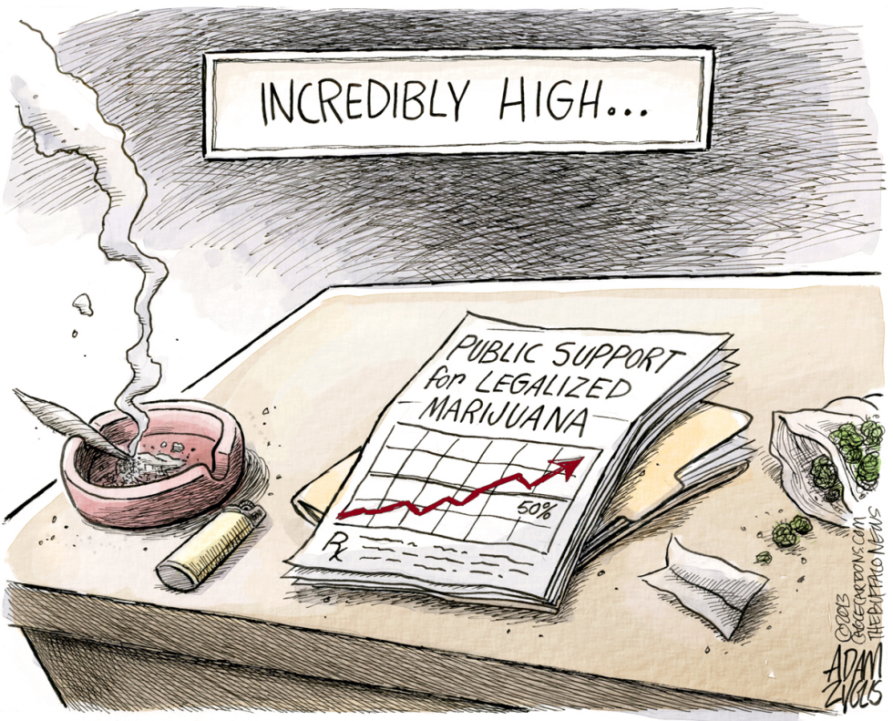  LEGALIZED MARIJUANA by Adam Zyglis