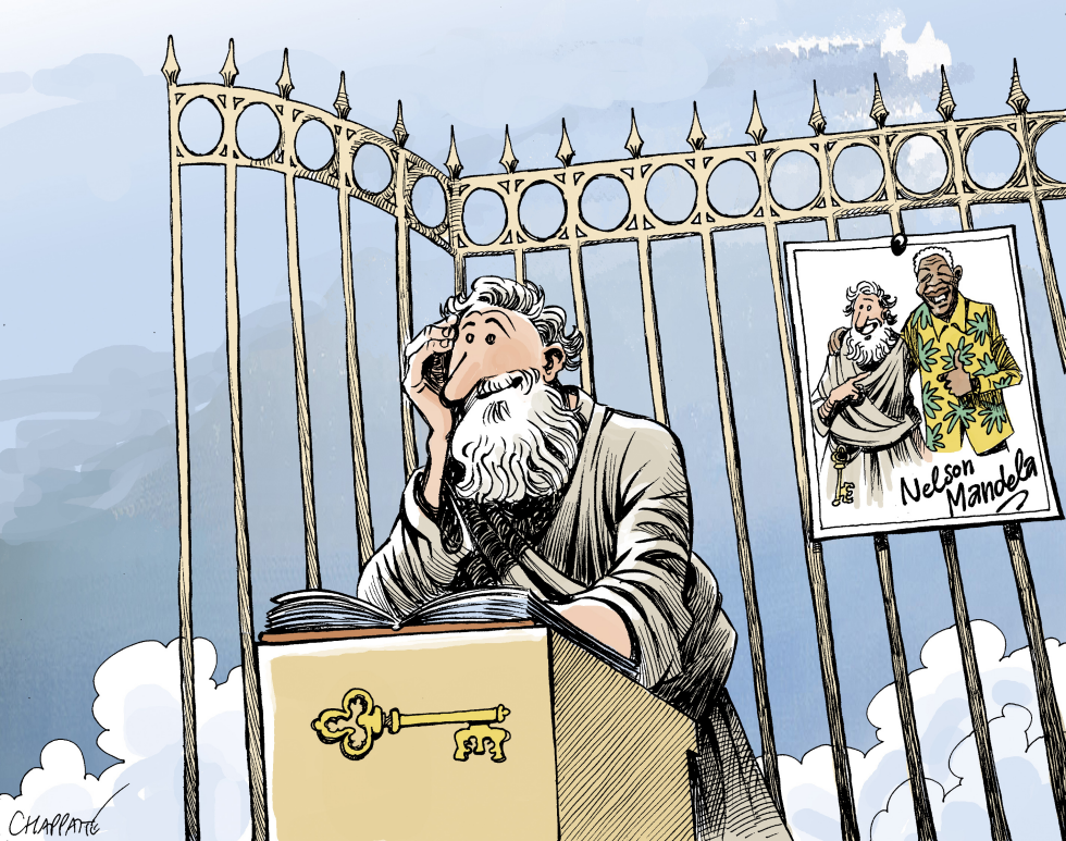  RIP NELSON MANDELA by Patrick Chappatte