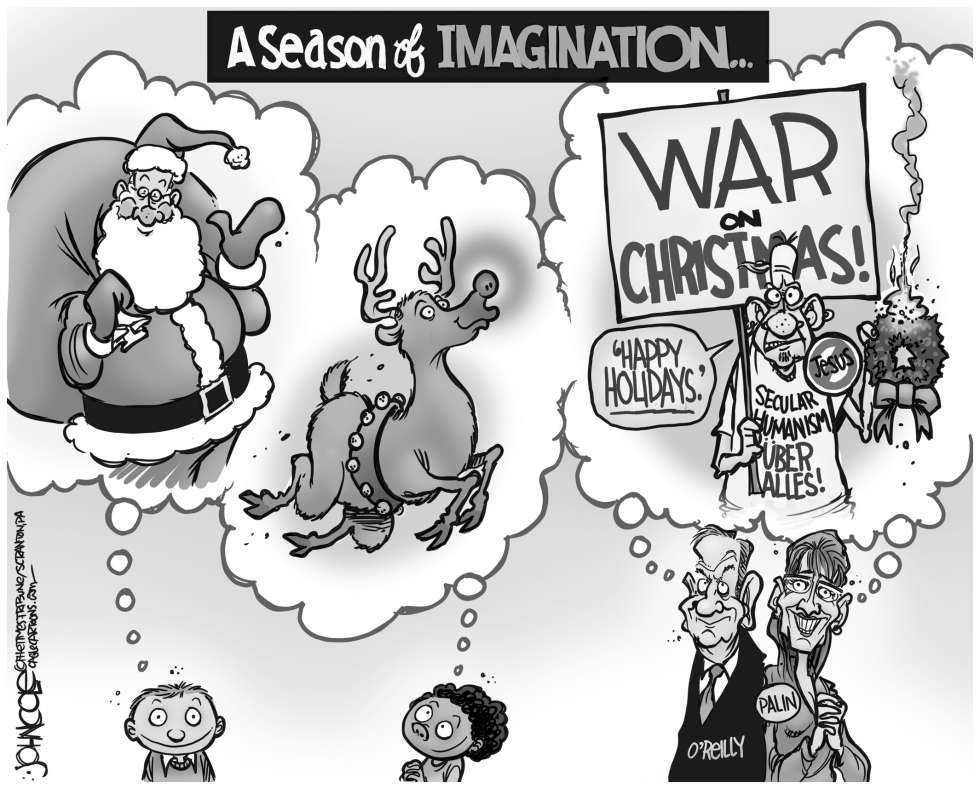 War on Christmas BW
