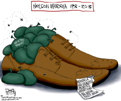 MANDELA'S SHOES  by Gary McCoy