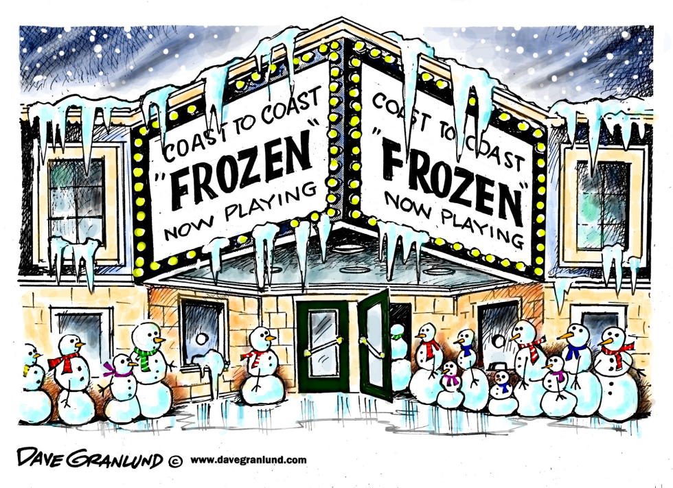  FROZEN USA by Dave Granlund