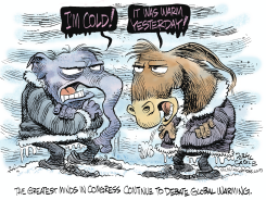 GLOBAL WARMING DEBATE  by Daryl Cagle
