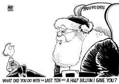 GM BAILOUT, B/W by Randy Bish