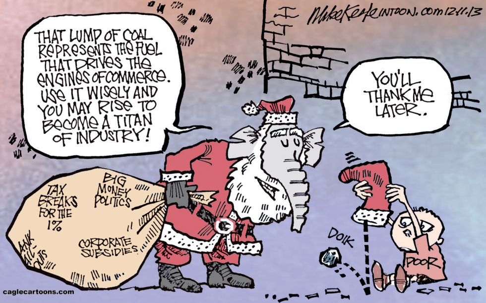  GOP CHRISTMAS by Mike Keefe