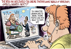 NSA WARCRAFT by Joe Heller