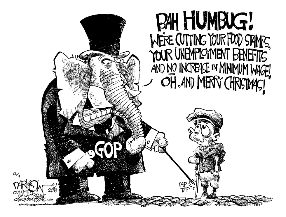 GOP gets its scrooge on