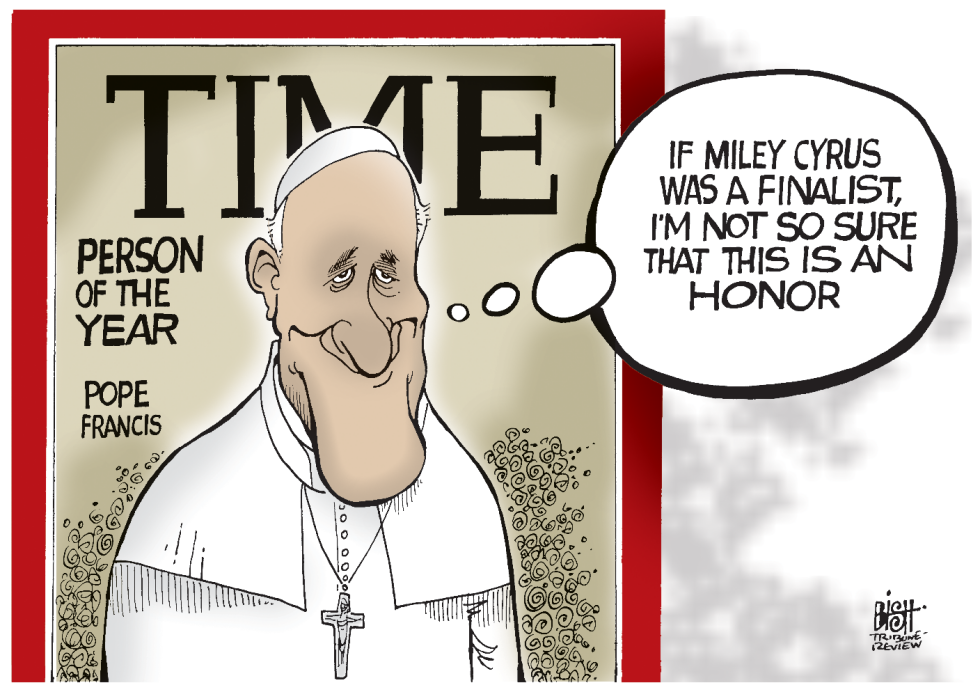 POPE FRANCIS PERSON OF THE YEAR, COLOR