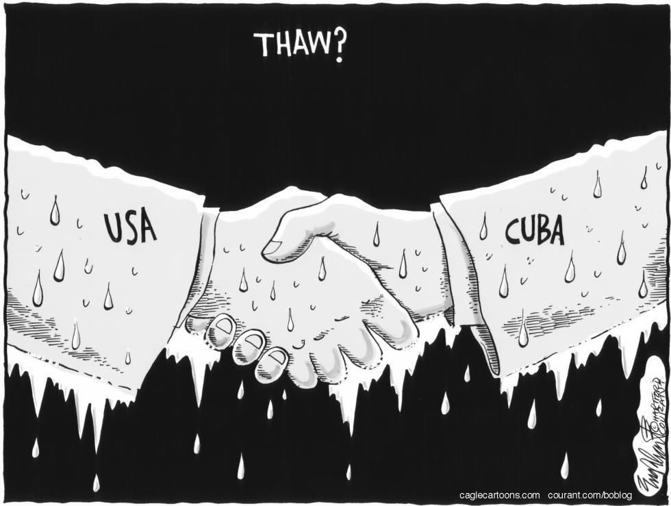 Obama Shakes Castro's Hand