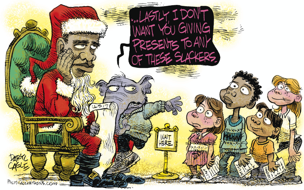 Santa Obama and Slackers COLOR