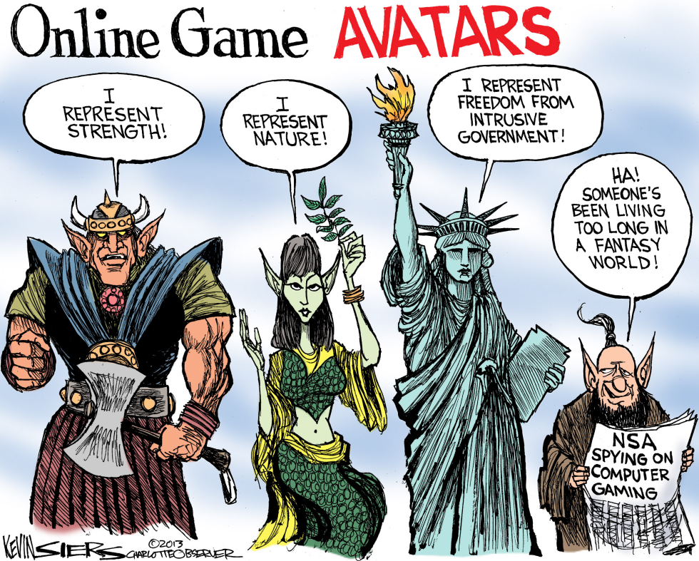  ONLINE GAME AVATARS by Kevin Siers